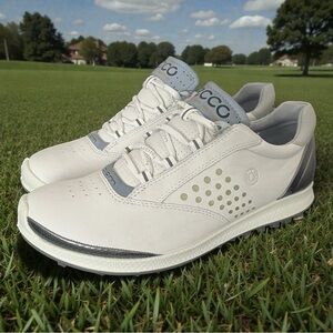 Ecco Biom Natural Motion Golf Shoes White Yak Leather EU Size 36 US Size 6 NWT